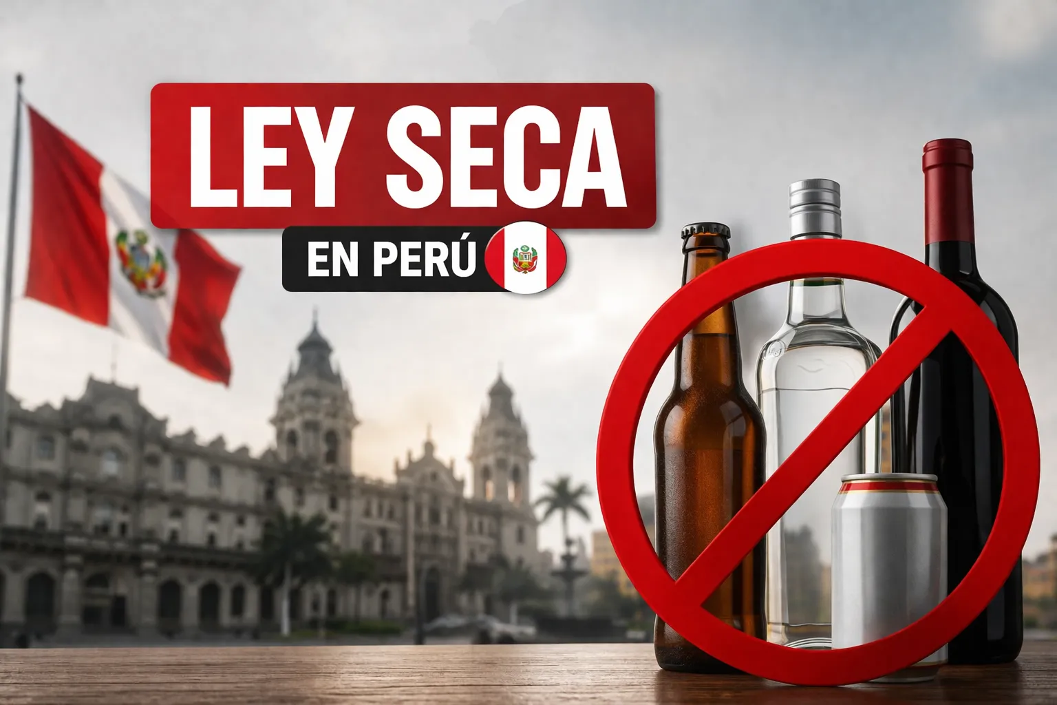 Ley seca en Perú 2026: horarios y todo lo que debes saber durante las elecciones