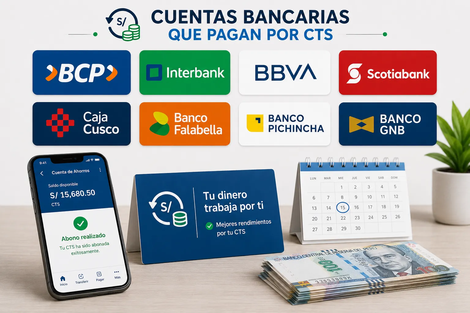 ¿Qué cuentas del banco pagan más por tu CTS 2026?