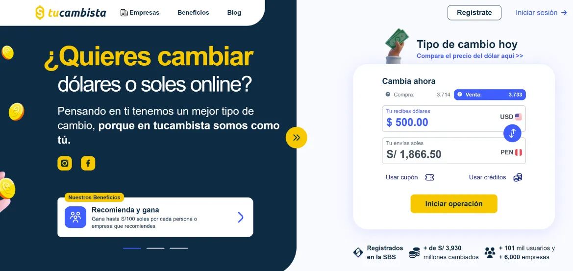 Pagina de tucambista