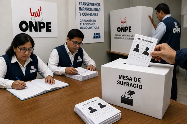 ONPE confirma que la segunda vuelta electoral será completamente manual